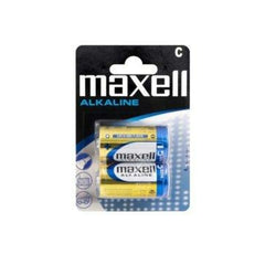 Alkaline Batteries Maxell LR14 (12 Units)