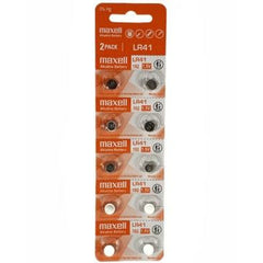 Alkaline Batteries Maxell 1,5 V LR41 (20 Units)