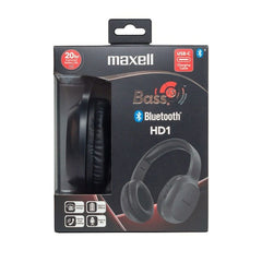 Bluetooth Headphones Maxell MAXELL HD1 BASS Black