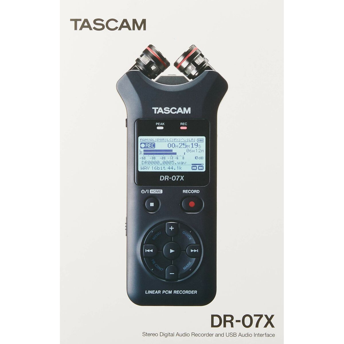 Recorder Tascam DR-07X Blue Black