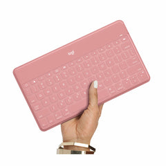 Keyboard Logitech Keys-To-Go Pink Spanish Qwerty