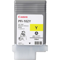 Original Ink Cartridge Canon PFI-102Y Yellow