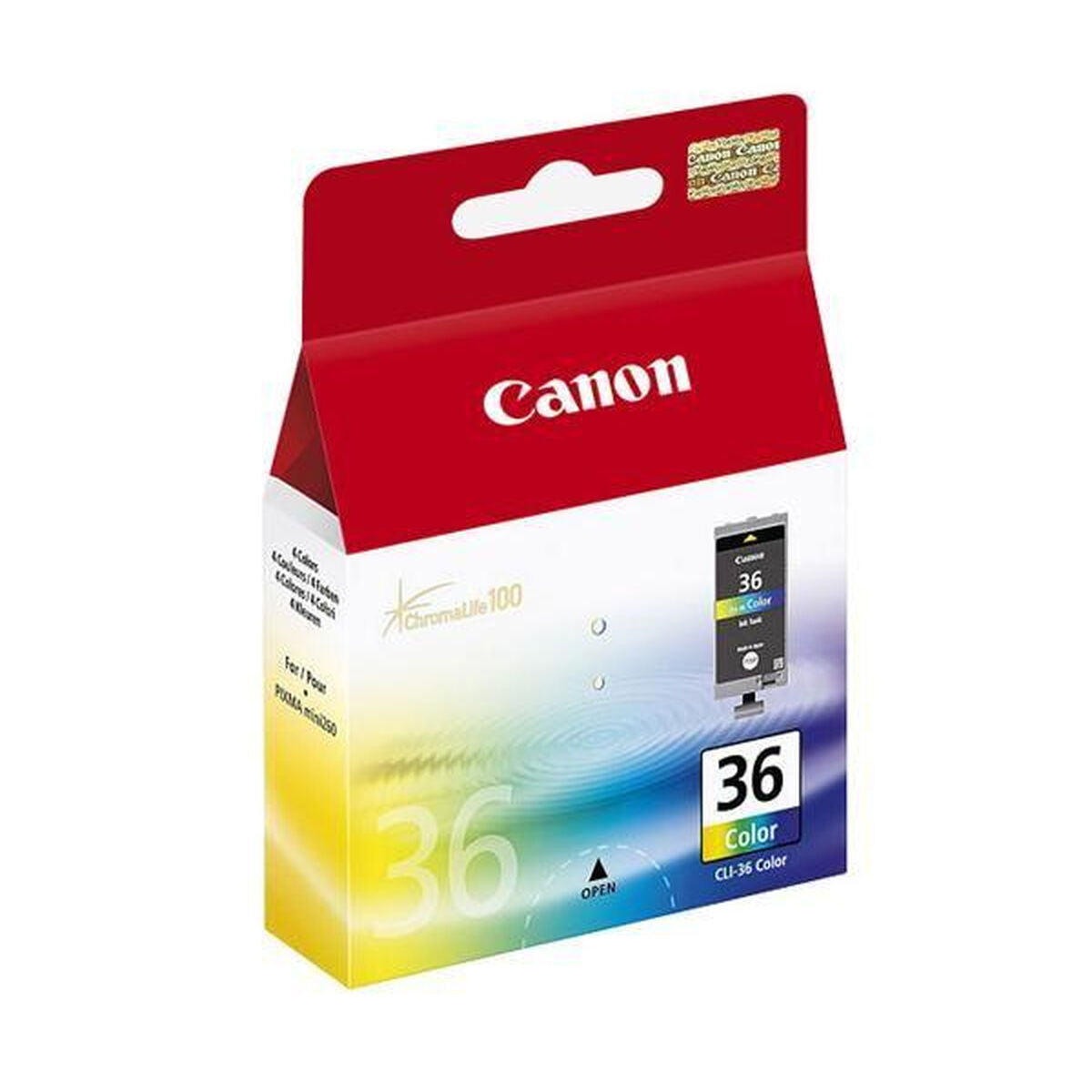 Original Ink Cartridge Canon CLI-36 Col Yellow Tricolour Cyan/Magenta/Yellow