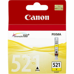 Original Ink Cartridge Canon CLI-521 Y Yellow