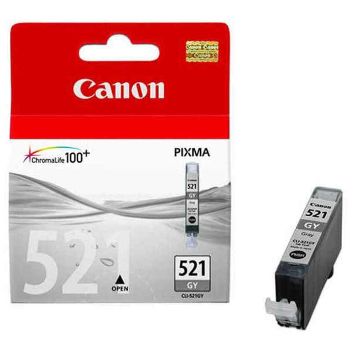 Original Ink Cartridge Canon CLI-521 GY Grey