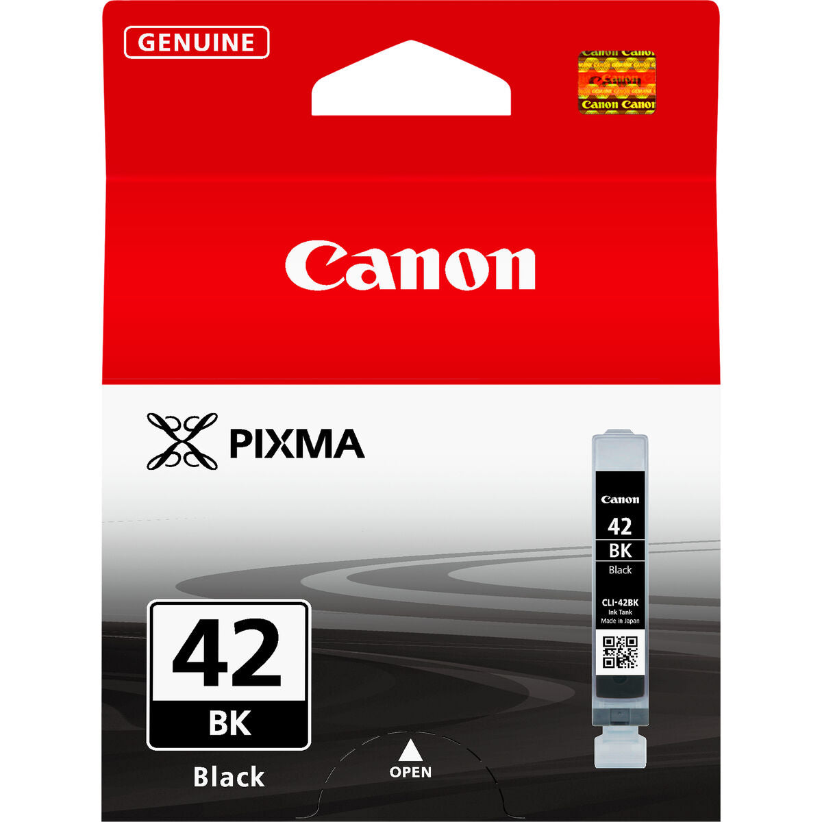 Original Ink Cartridge Canon CLI-42 BK Black Red