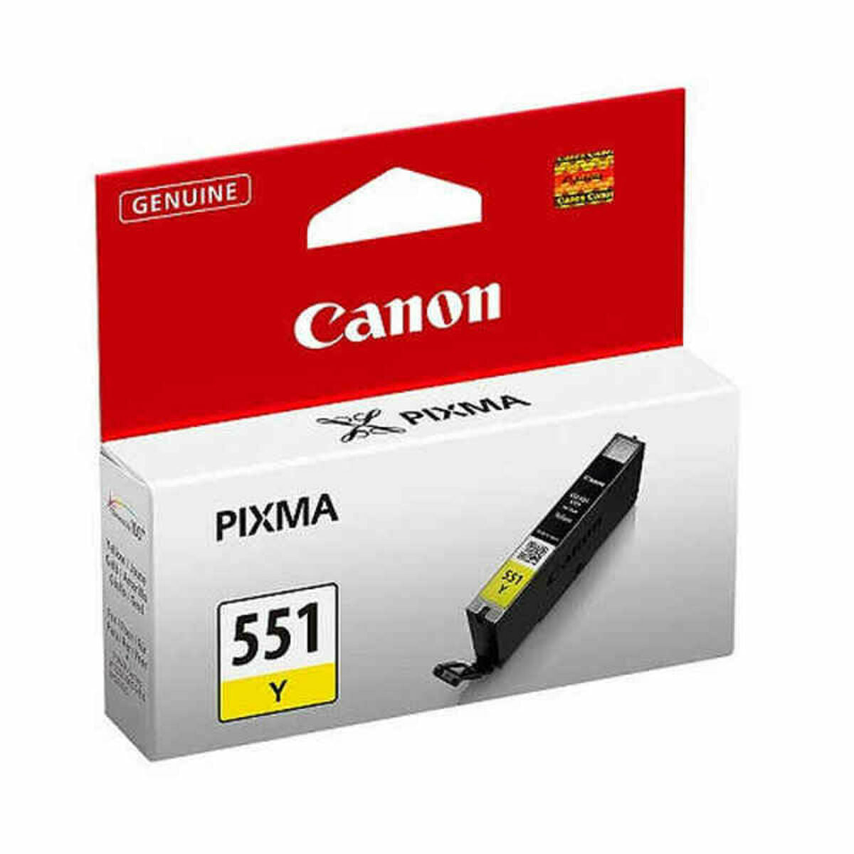 Original Ink Cartridge Canon CLI-551 Y Yellow