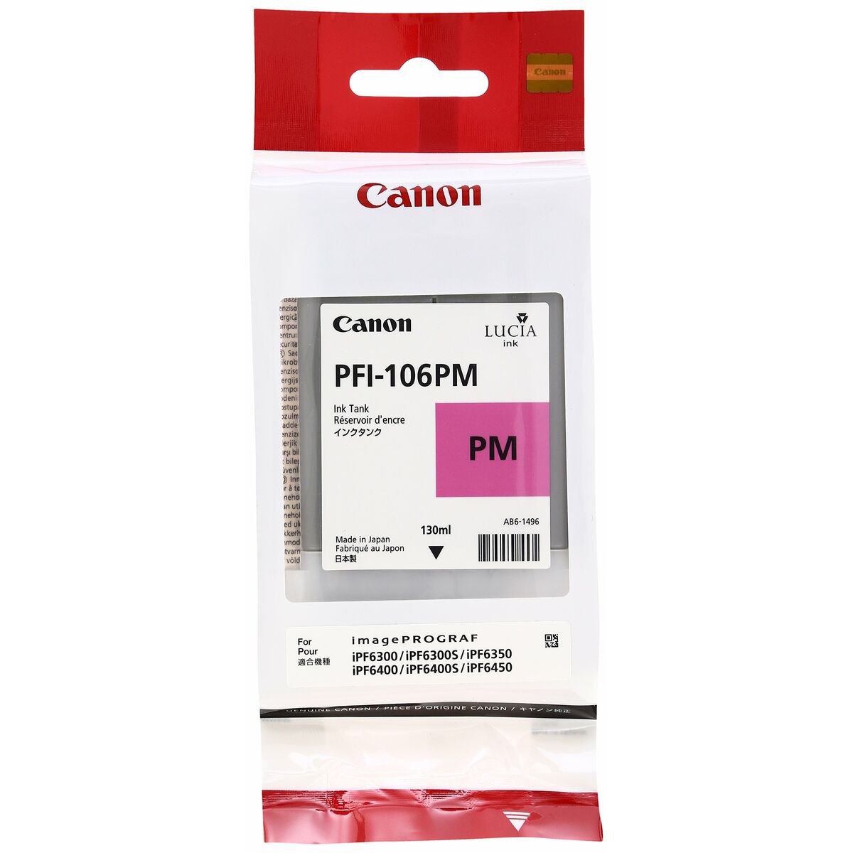 Original Ink Cartridge Canon PFI-106 PM Magenta