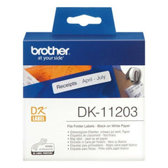 Labels Brother DK-11203 White Black Black/White