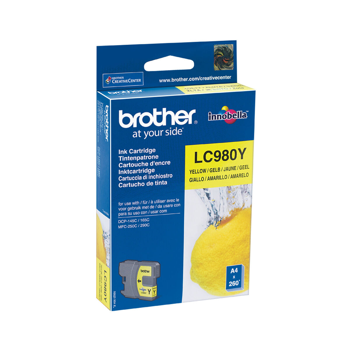 Original Ink Cartridge Brother LC-980Y Yellow