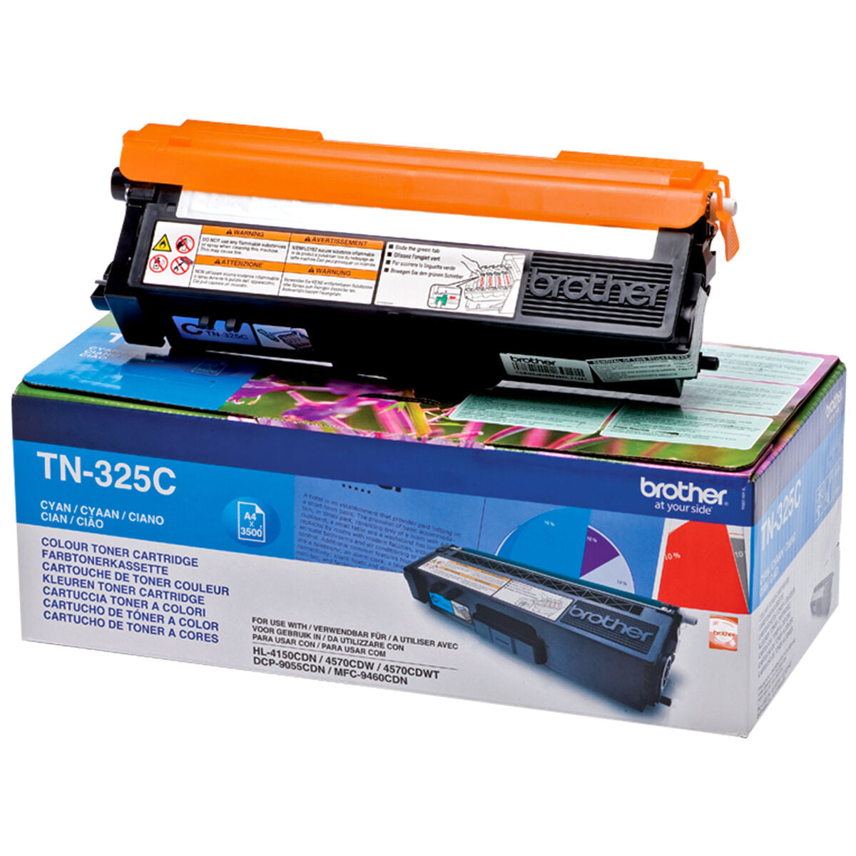 Original Toner Brother TN-325C Cyan