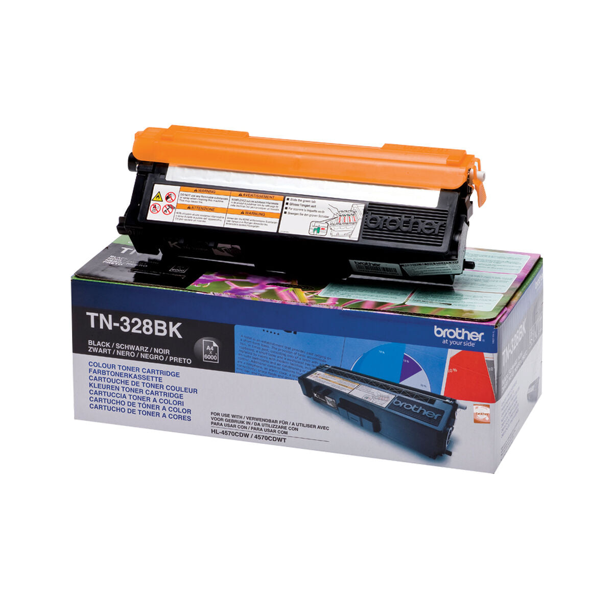 Original Toner Brother TN-328BK Black