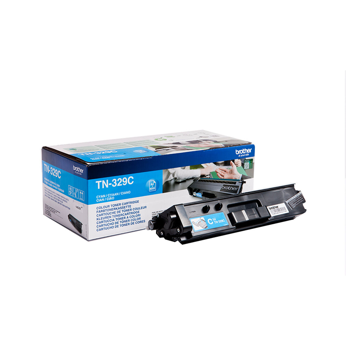 Original Toner Brother TN-329C Cyan