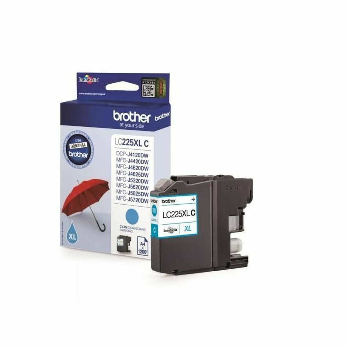 Original Ink Cartridge Brother LC-225XLCBP Cyan