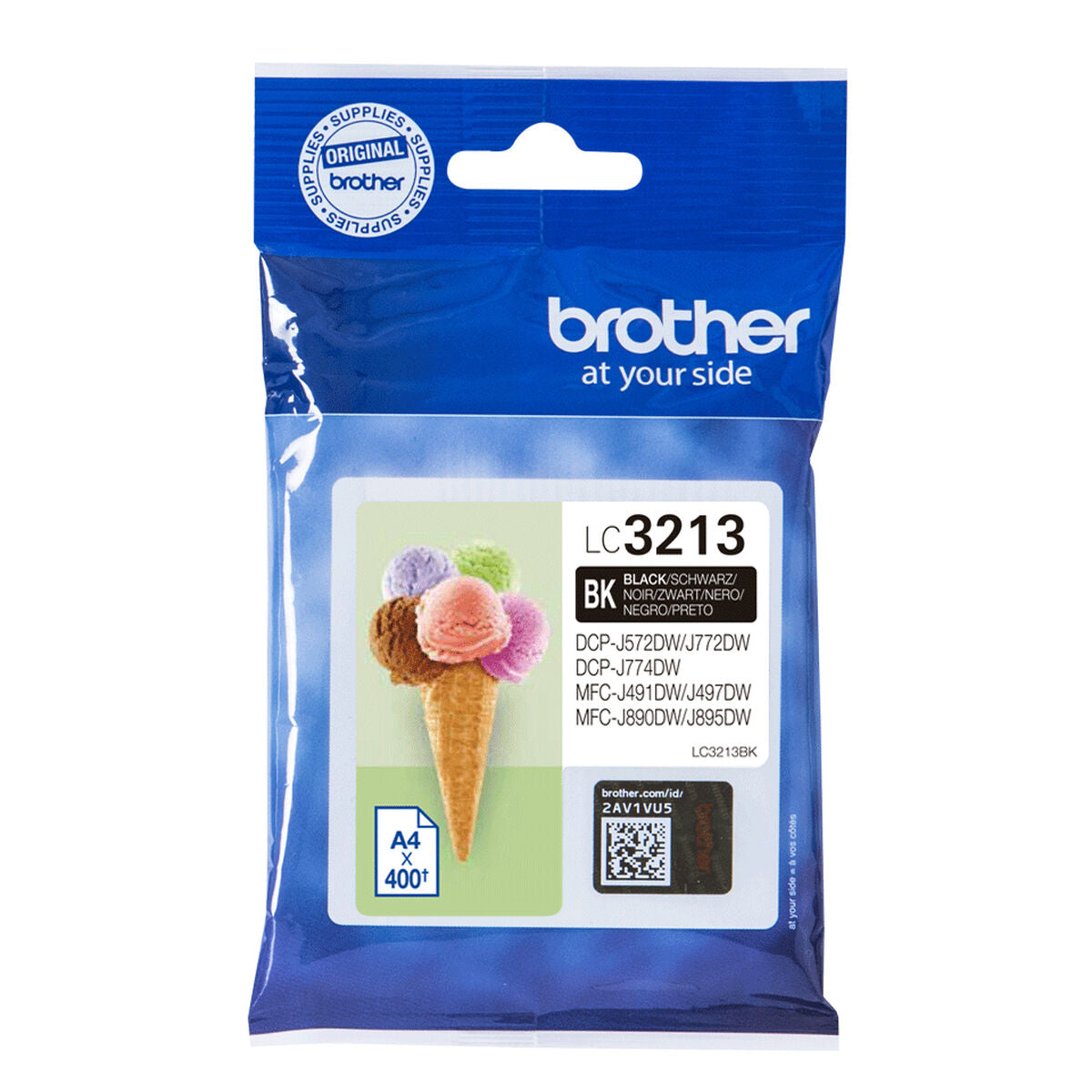 Original Ink Cartridge Brother LC-3213BK Black