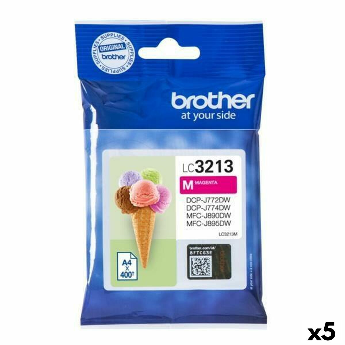 Original Ink Cartridge Brother Magenta (5 Units)