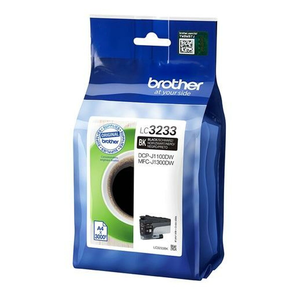 Original Ink Cartridge Brother LC-3233BK Black