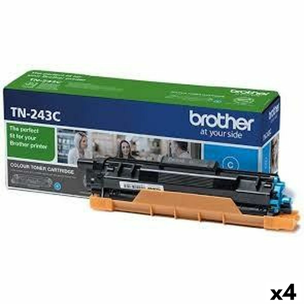 Original Toner Brother HLL3210CW Cyan (4 Units)