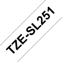 Laminated Tape for Labelling Machines Brother TZe-SL251 White Black (1 Unit)