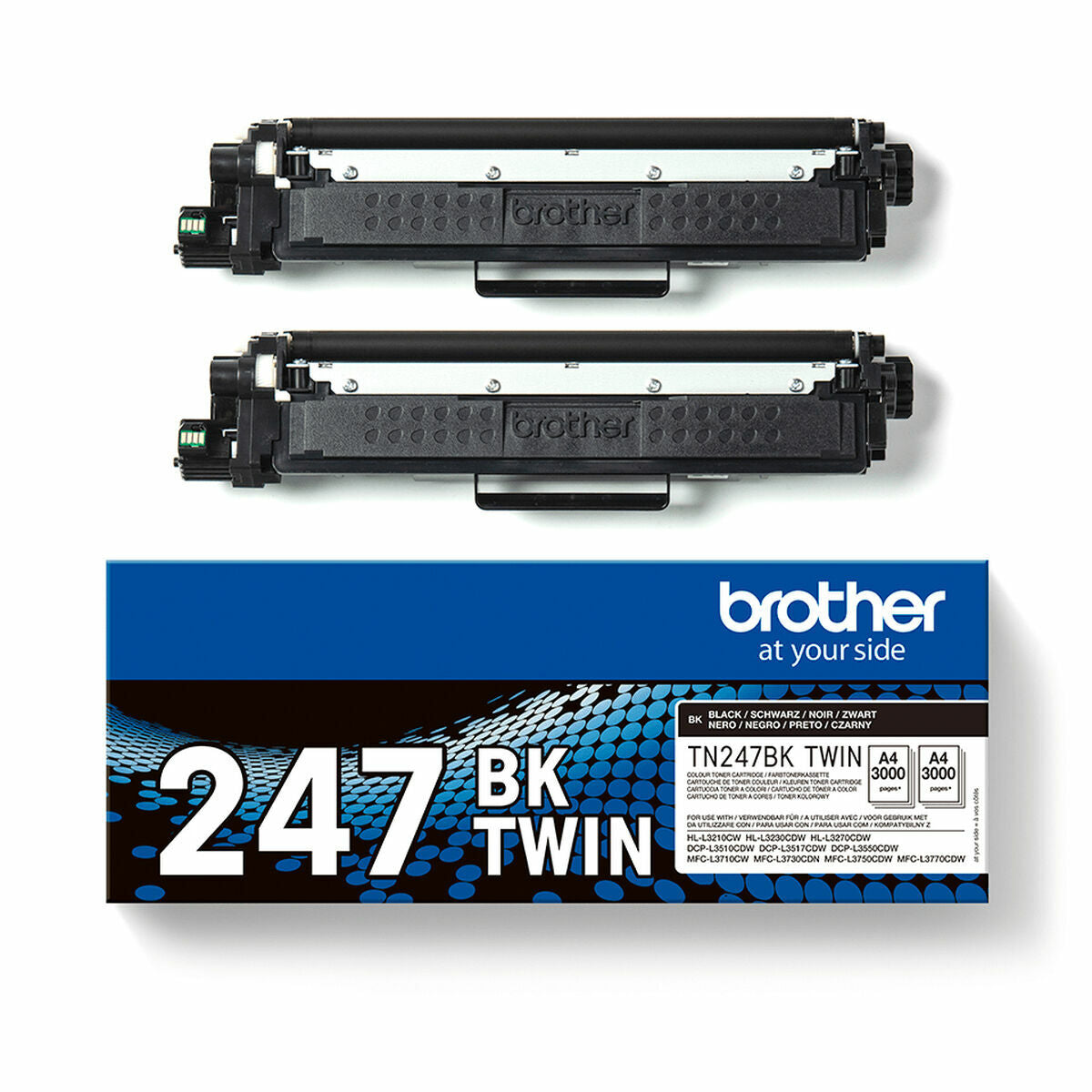 Original Toner Brother TN-247BKTWIN Black