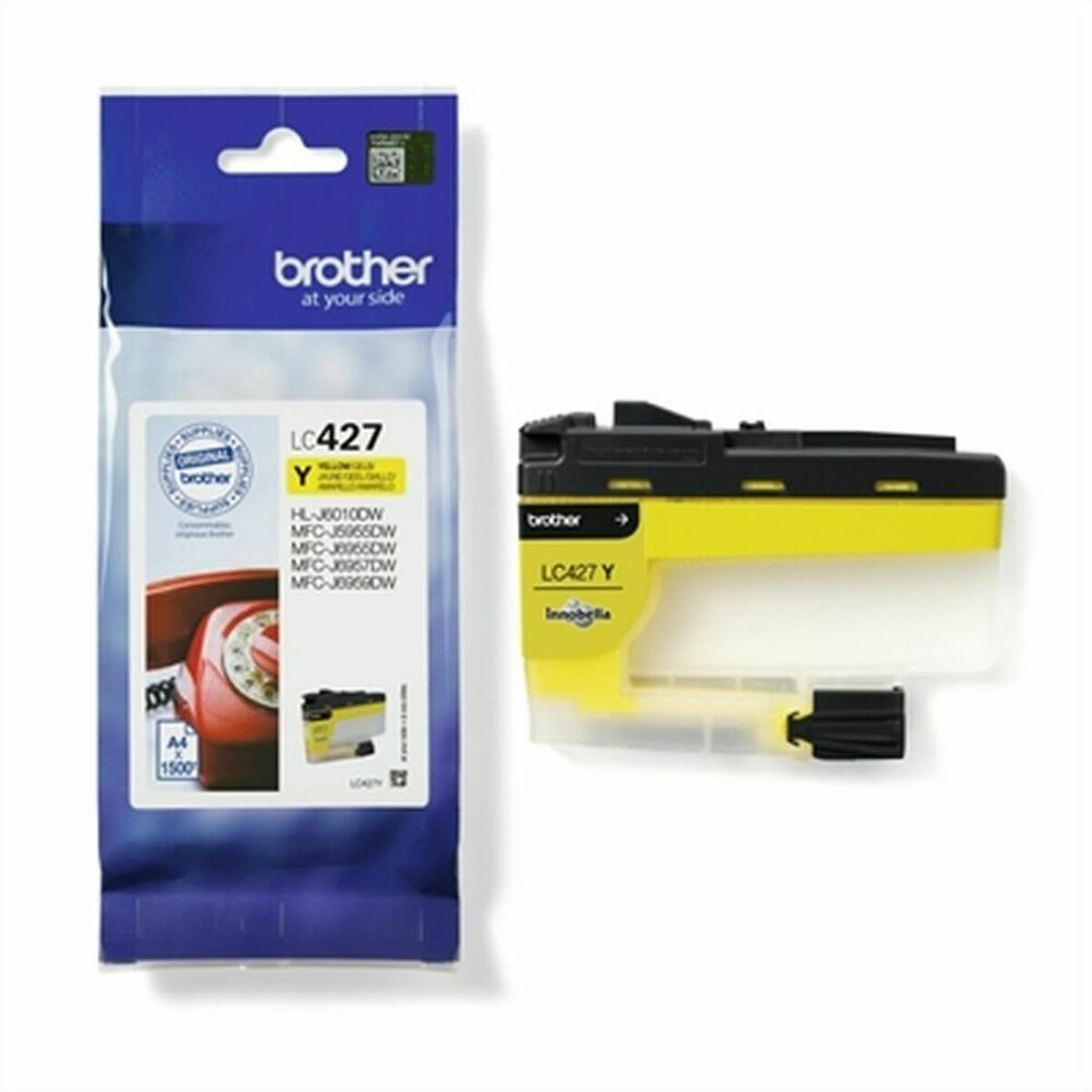 Original Ink Cartridge Brother LC-427Y Yellow