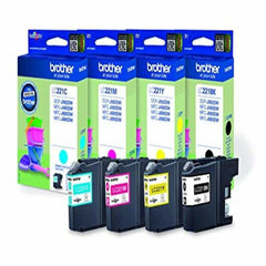 Original Ink Cartridge Brother LC221VALBP White Multicolour