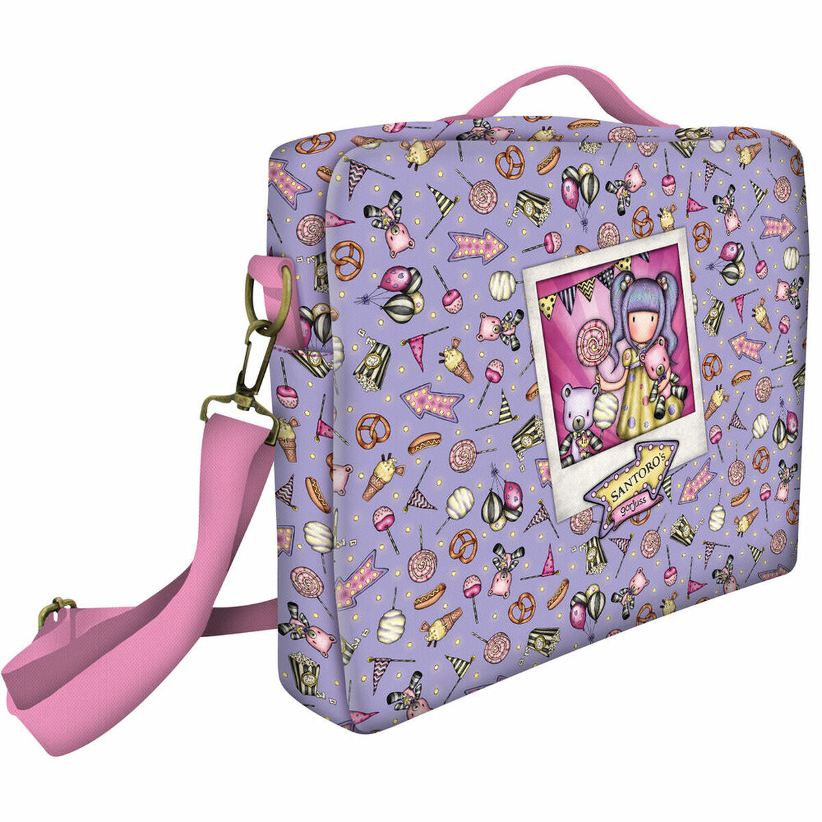 Laptop Case Gorjuss First prize 14,1'' Lilac (37.5 x 29.5 x 6 cm)