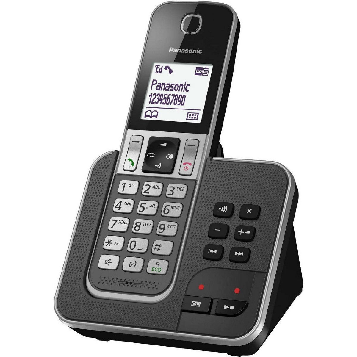 Wireless Phone Panasonic KX-TGD320FRG White Black Grey