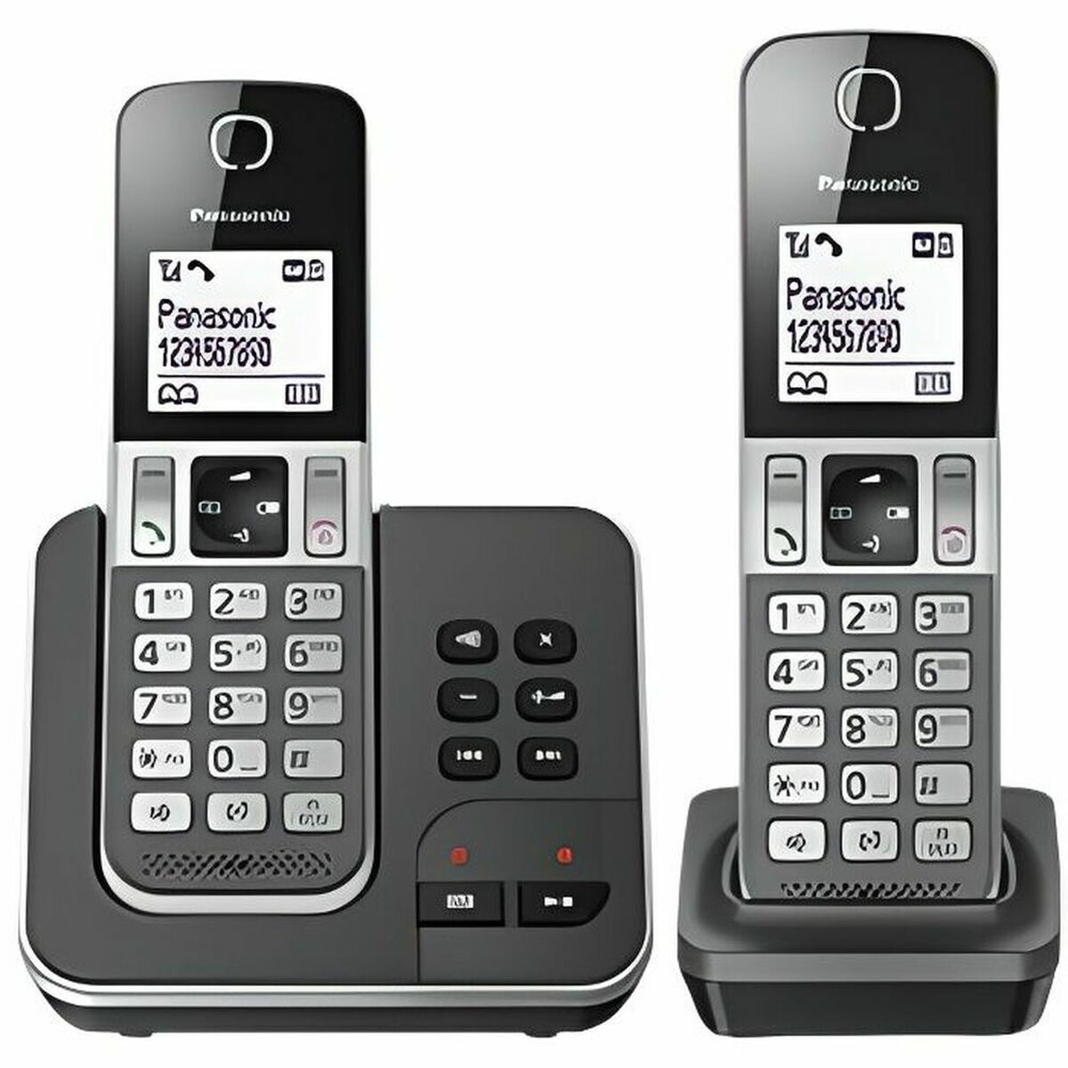 Wireless Phone Panasonic KX-TGD322 White Black Black/Grey