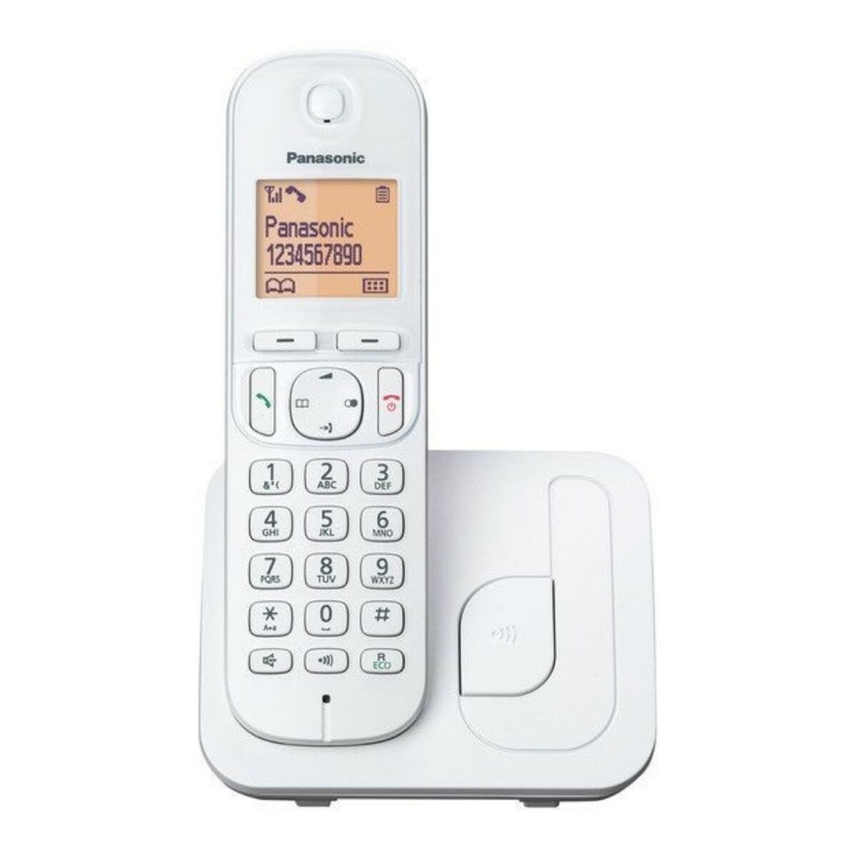 Wireless Phone Panasonic KXTGC210SPW White Amber