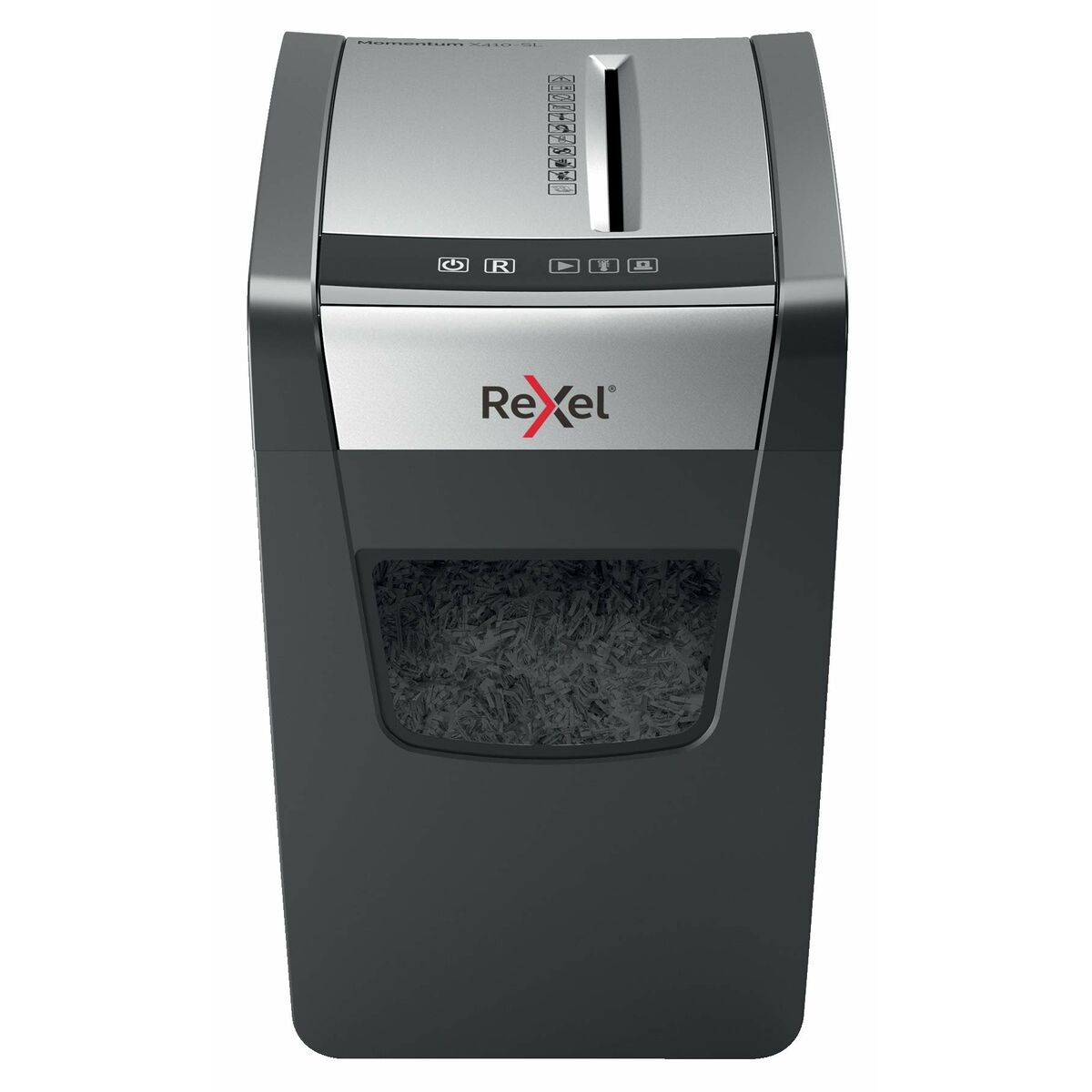 Paper Shredder Rexel Momentum X410-SL Black 23 L