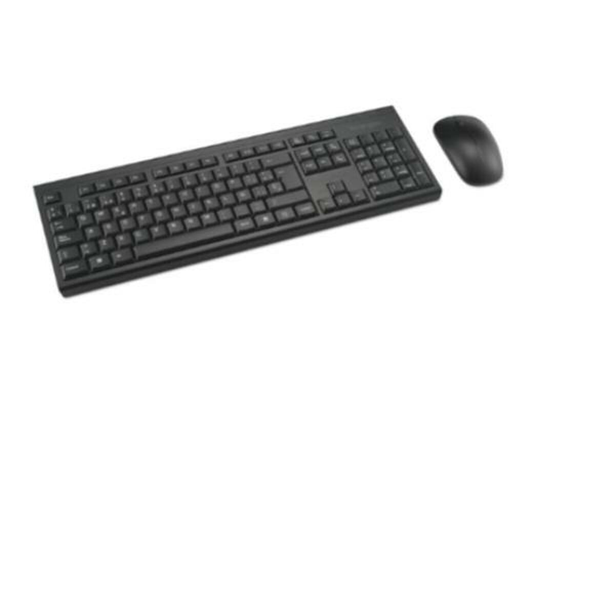 Keyboard and Mouse Kensington KM150 Black Spanish Qwerty