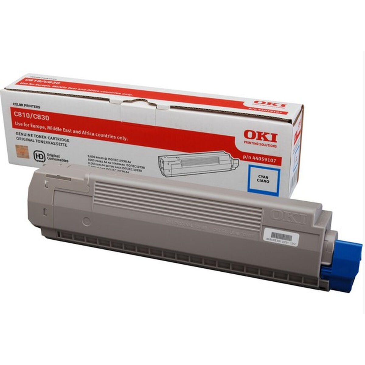 Original Toner OKI 44059107 Cyan