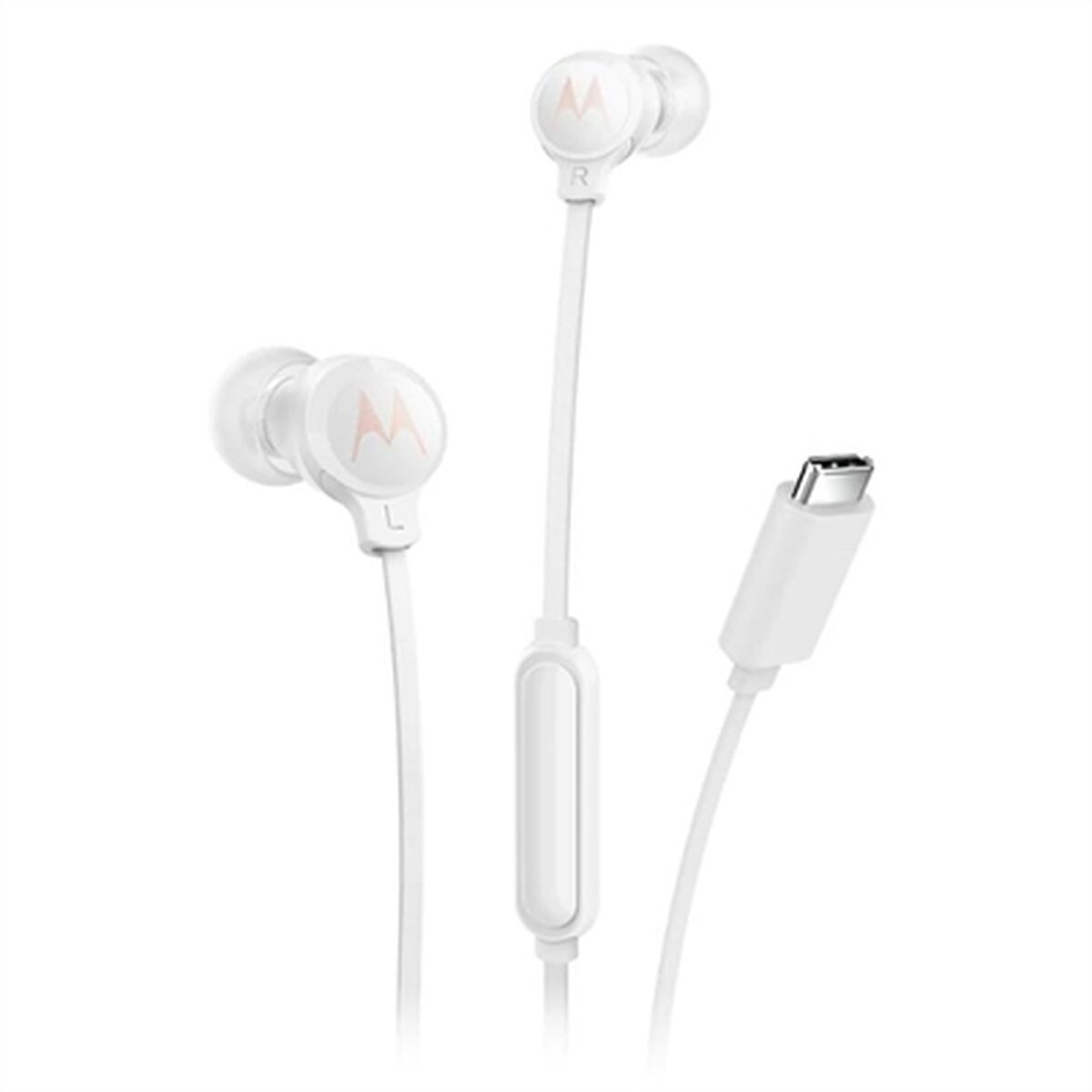 Headphones Motorola 3C-S White USB-C