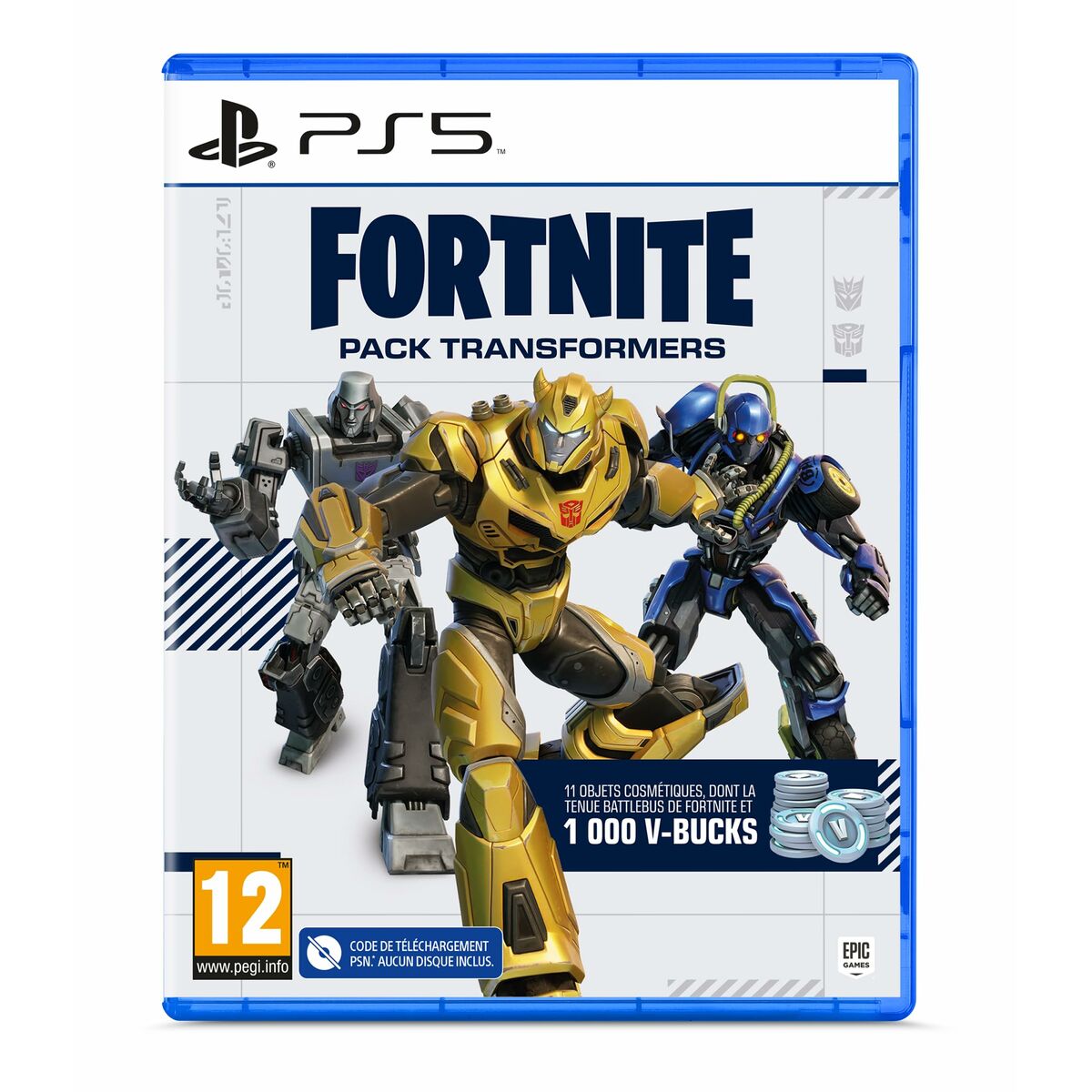 PlayStation 5 Video Game Fortnite Pack Transformers (FR) Download code