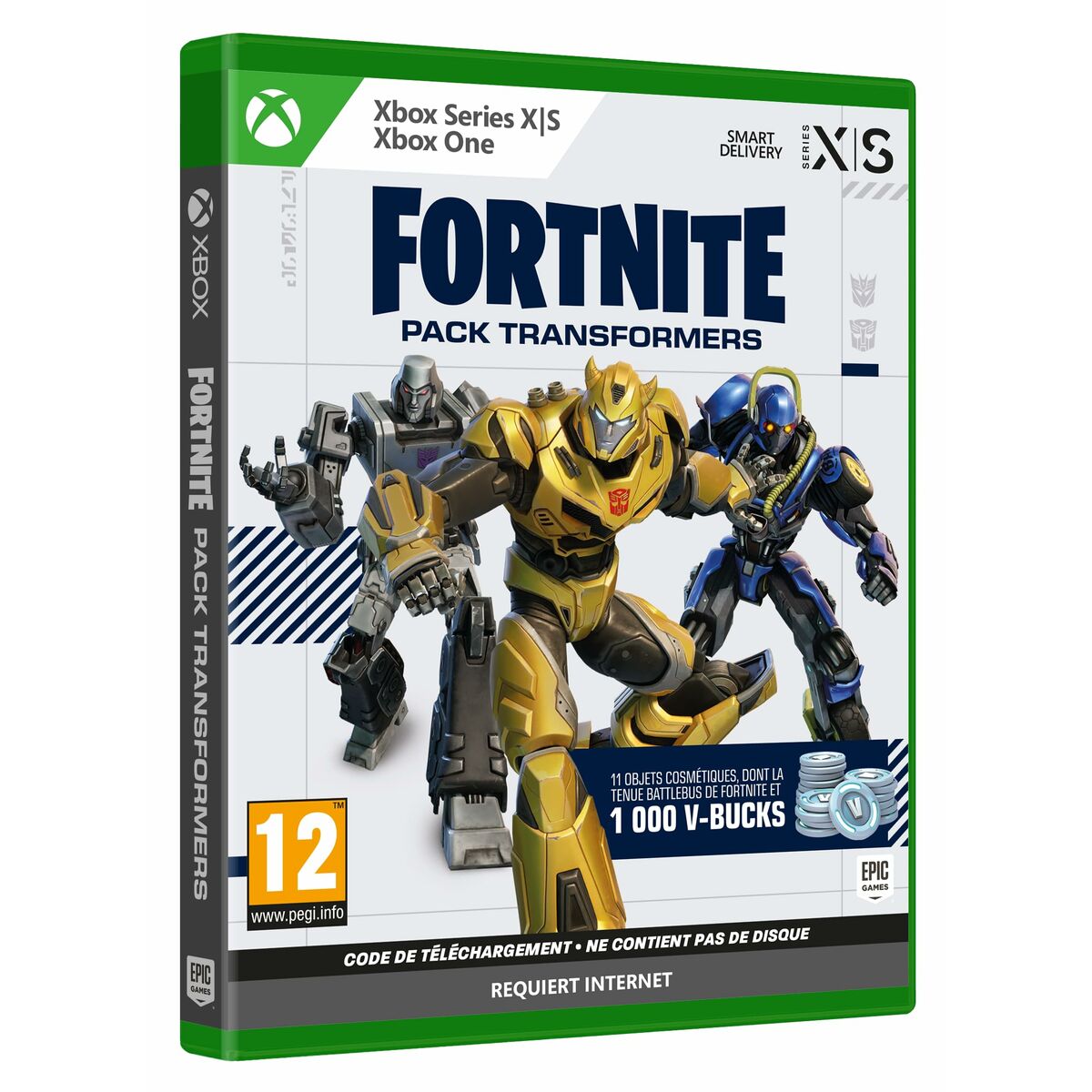 Xbox One / Series X Video Game Fortnite Pack Transformers (FR) Download code