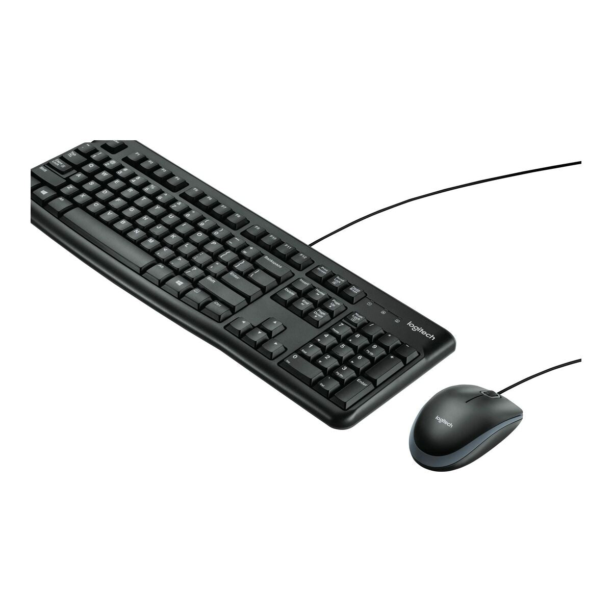 Keyboard Logitech 2227530 Black Spanish Qwerty QWERTY