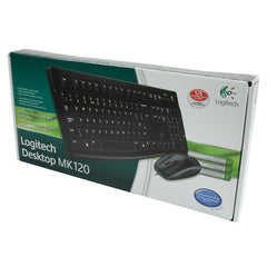 Keyboard Logitech LGT-MK120-US Black Dutch QWERTY