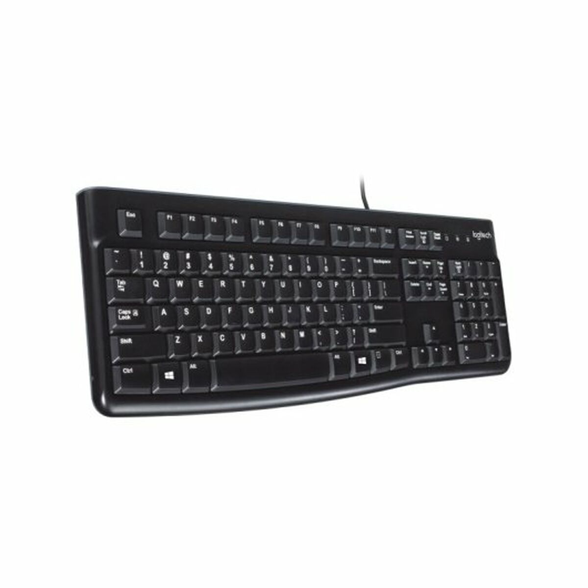 Keyboard Logitech Black Spanish Qwerty