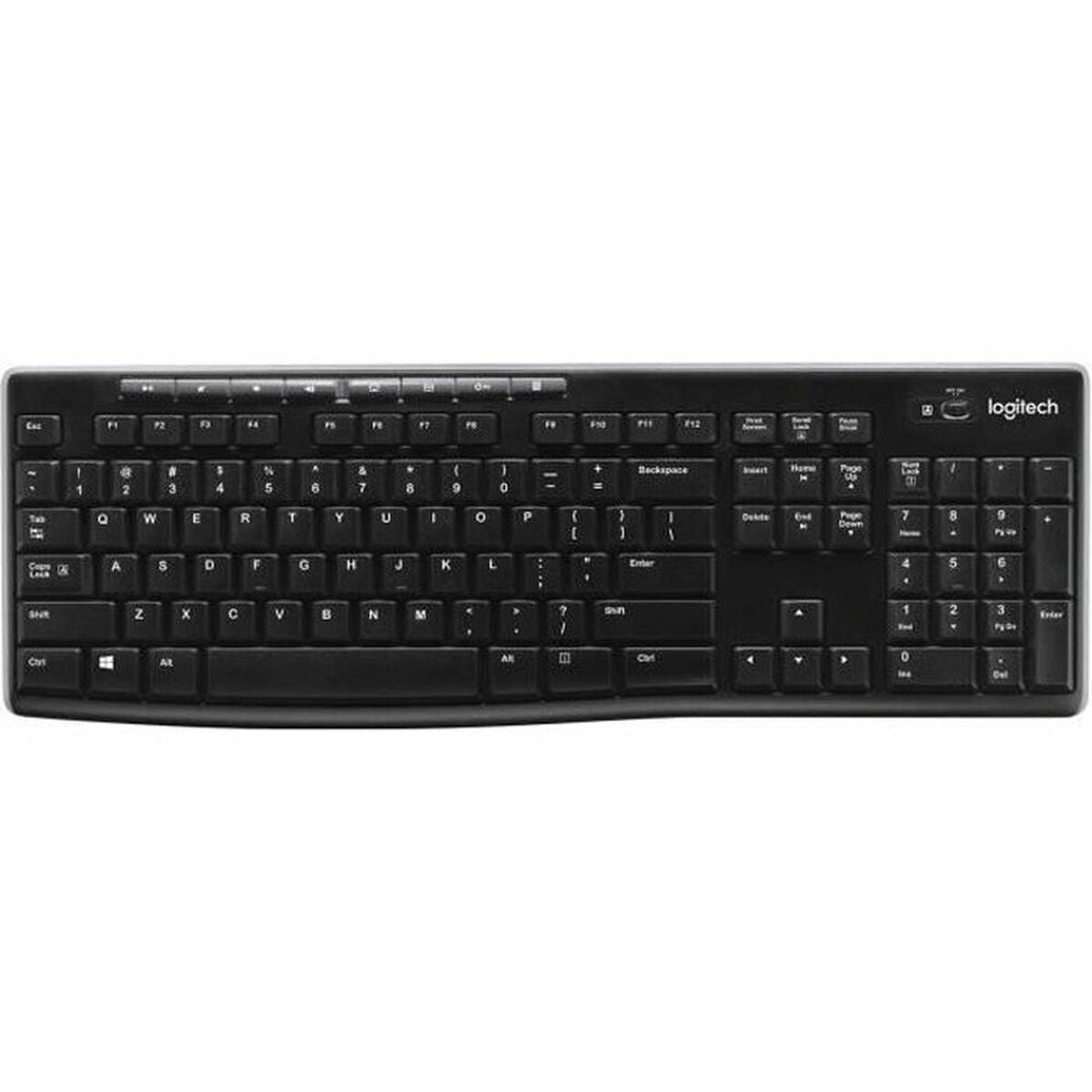 Wireless Keyboard Logitech French Black AZERTY