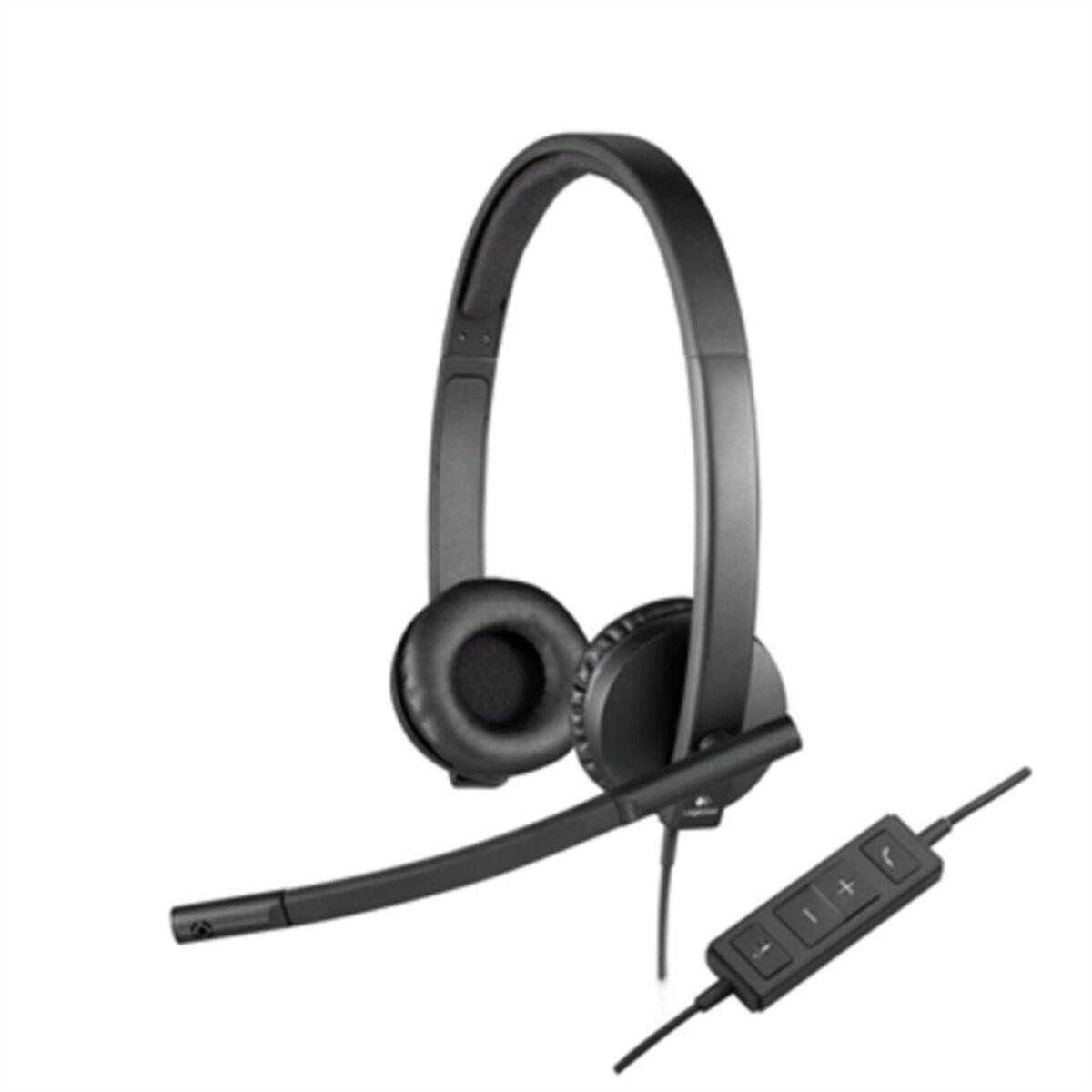 Headphones with Microphone Logitech 981-000575 Black