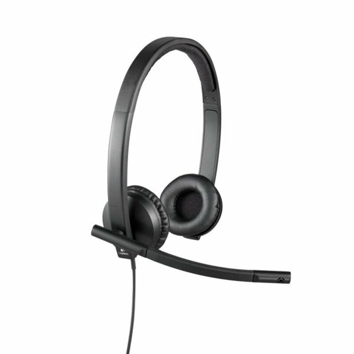 Headphones with Microphone Logitech 981-000575 Black