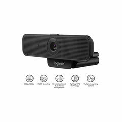 Webcam Logitech 960-001076 Full HD 30 fps Black