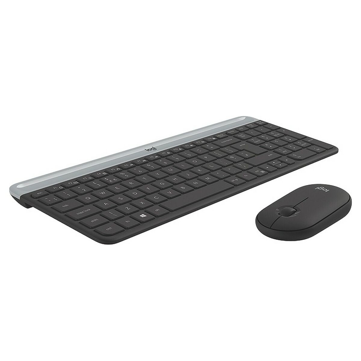 Keyboard and Mouse Logitech 920-009190 Black Grey French AZERTY