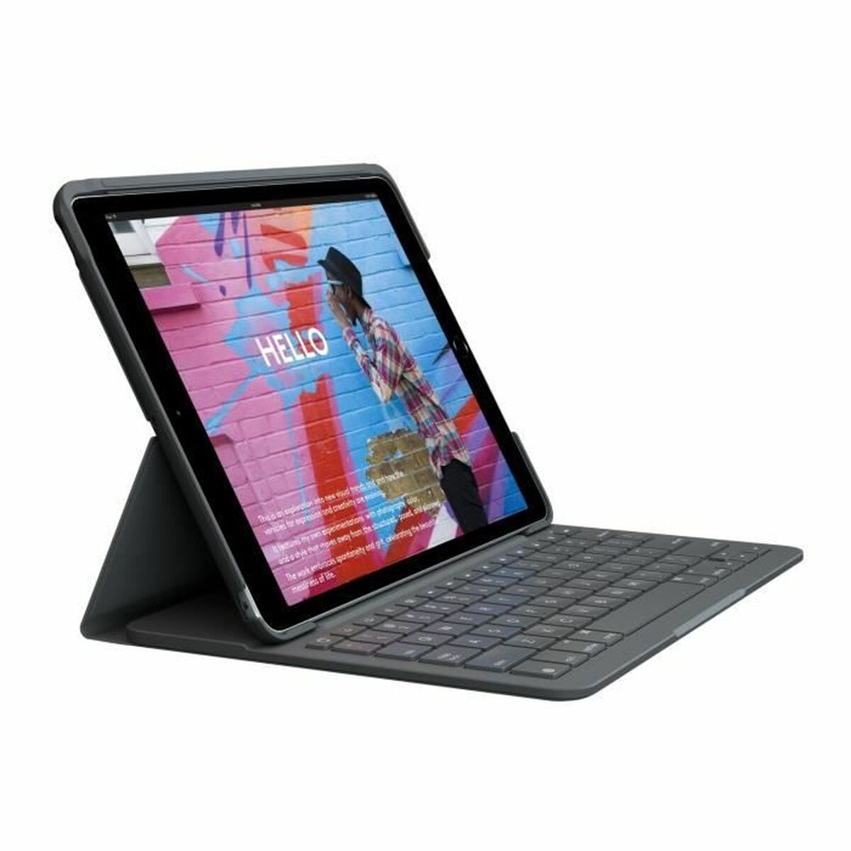 Tablet cover Logitech Slim Folio Graphite AZERTY