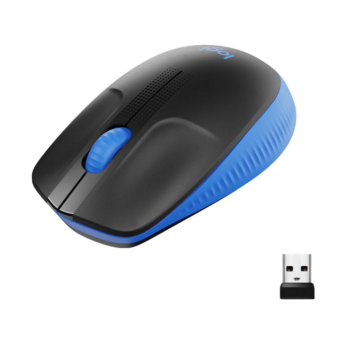 Optical Wireless Mouse Logitech M190 1000 dpi Blue Black/Blue