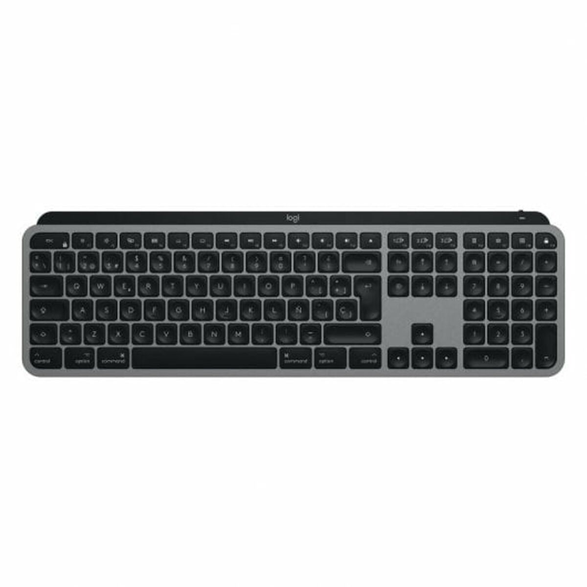 Keyboard Logitech Grey Spanish Qwerty