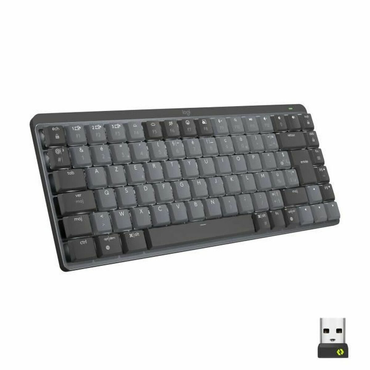 Keyboard Logitech MX Mini French Dark grey AZERTY AZERTY