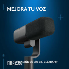 Microphone Logitech 988-000565 Black