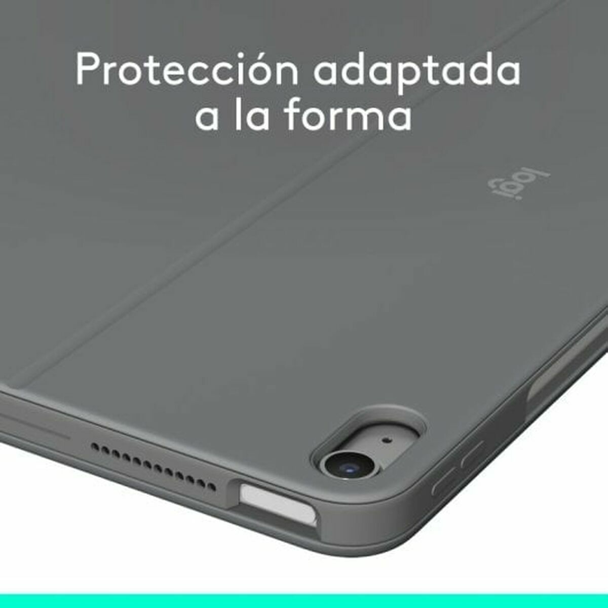 Tablet cover Logitech 920-012614 Grey Spanish Qwerty